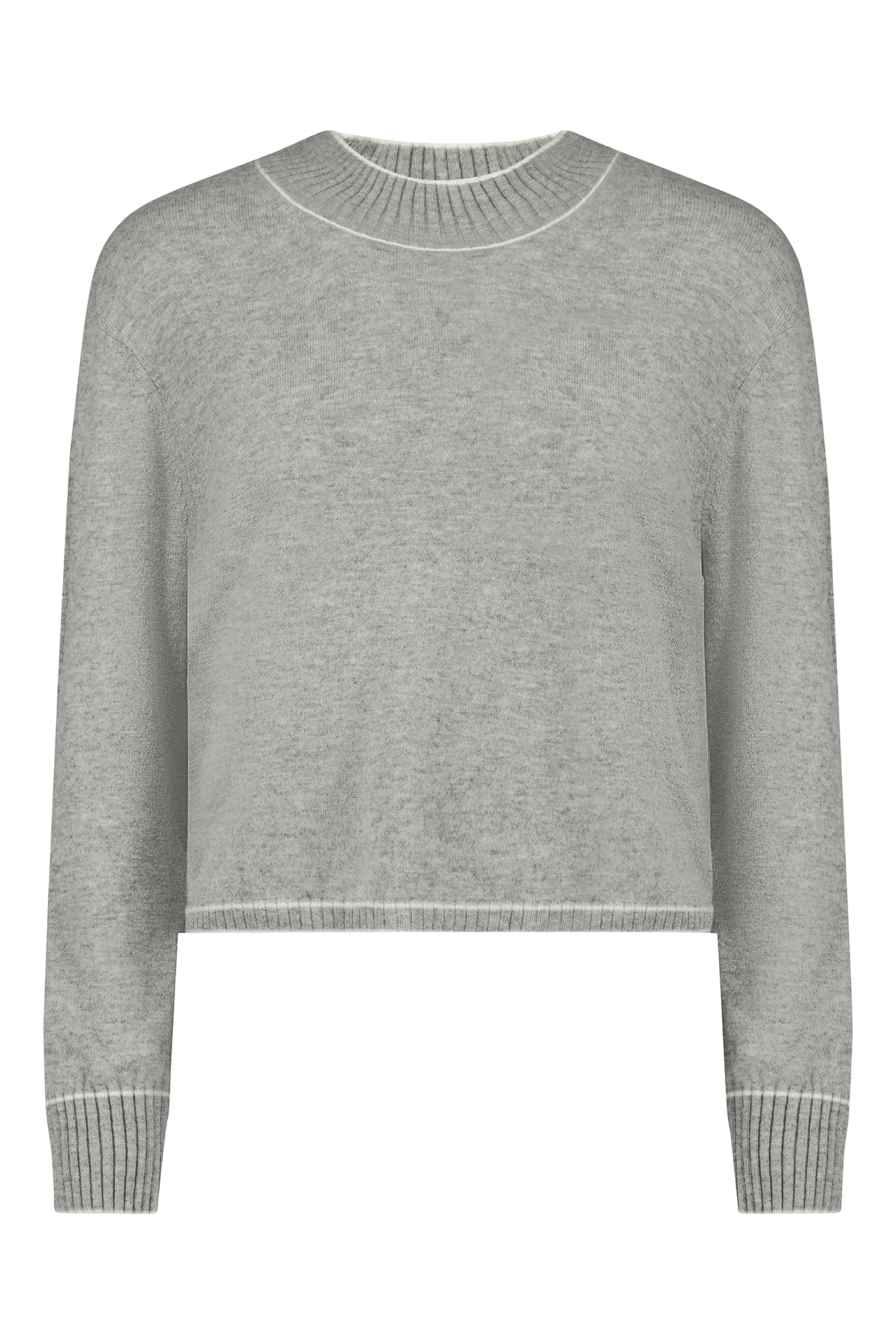 Jacqueline Cashmere Lounge Pullover Heather Grey